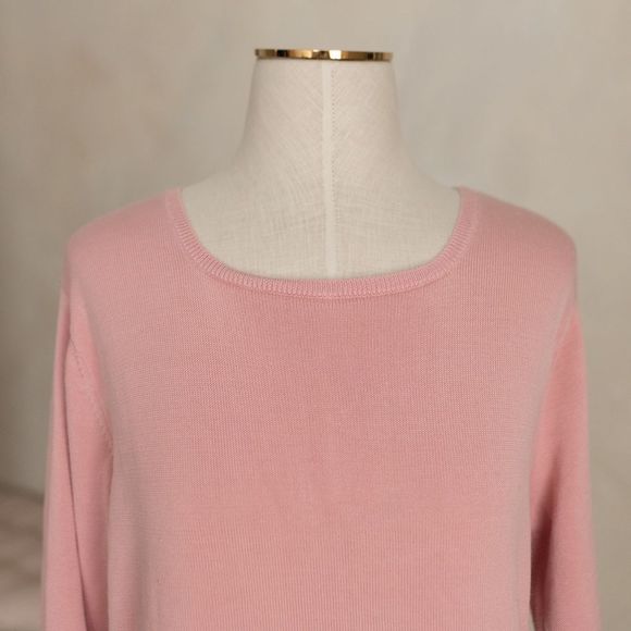 Women’s‎ Talbots Pink Long-Sleeve Sweater - Picture 2 of 7